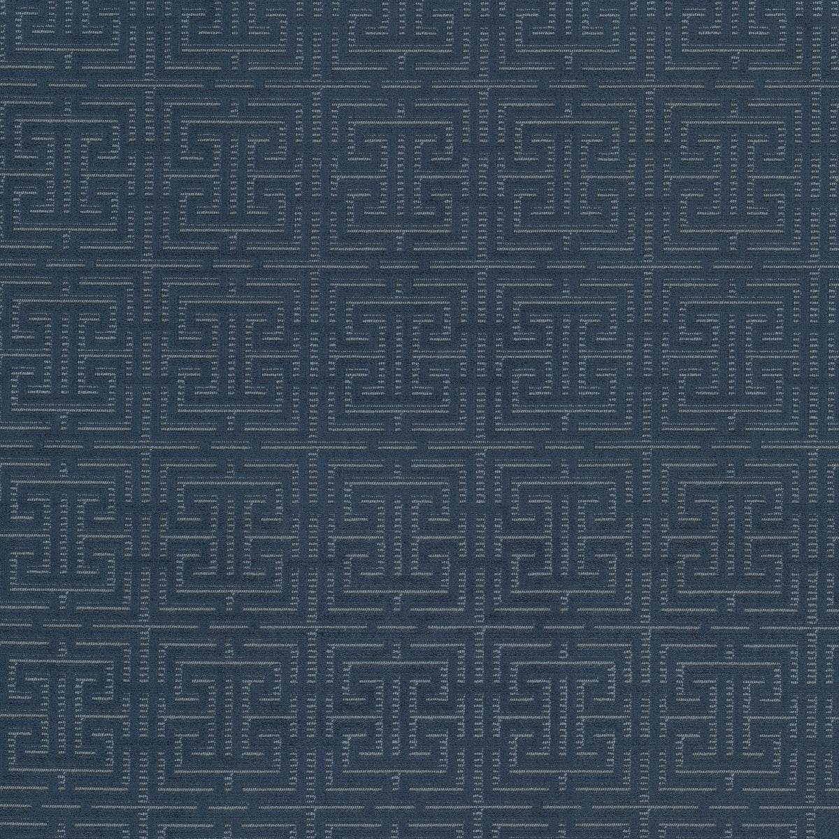 STOUT TEXTILES  UPHOLSTERY,VELVET TRADITIONAL, GREEK KEY BALTIC,PACIFIC   - GARC-1