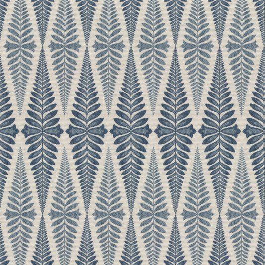 STOUT TEXTILES  UPHOLSTERY,WOVENS TRANSITIONAL,, FLORAL NAVY   - GASK-1