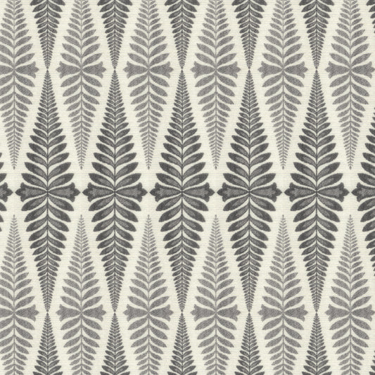 STOUT TEXTILES  UPHOLSTERY,WOVENS TRANSITIONAL,, FLORAL FLINT,GRANITE   - GASK-2