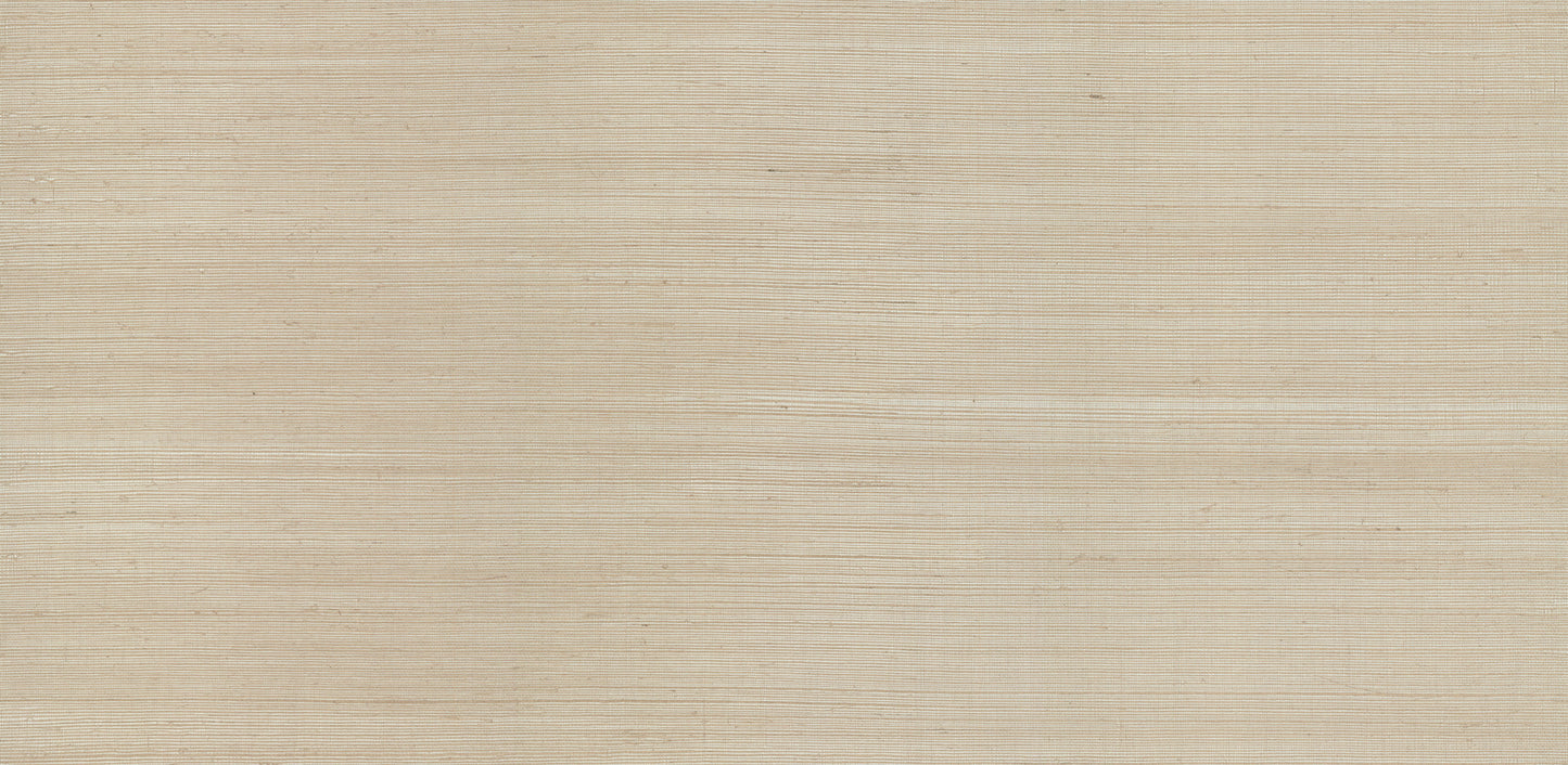 York Wallcoverings Black and White, III Plain Sisal Grasscloth Taupe and Silver Wallpaper  Sisal Neutrals   - GC0700DL