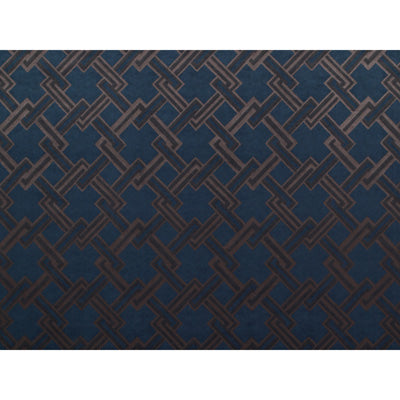 GASTON Y DANIELA VELVET LATTICE/SCROLLWORK BLUE,BROWN,BROWN   - GDT5150.004.0