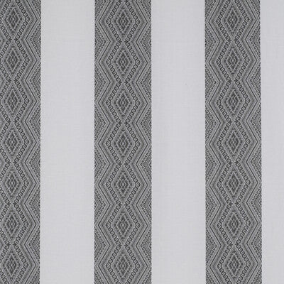 GASTON Y DANIELA LINEN STRIPES BLACK,,   - GDT5312.004.0