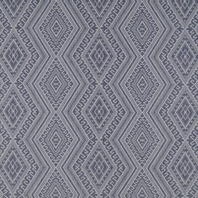 GASTON Y DANIELA LINEN GEOMETRIC INDIGO,,   - GDT5313.002.0