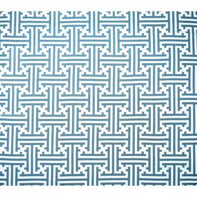 GASTON Y DANIELA INDOOR / OUTDOOR GEOMETRIC WHITE,TURQUOISE,BLUE   - GDT5380.5.0