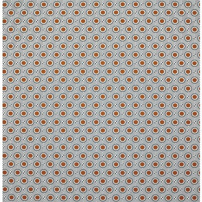 GASTON Y DANIELA WEAVE GEOMETRIC ORANGE,BLACK,WHITE   - GDT5400.3.0