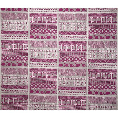 GASTON Y DANIELA PRINT IKAT/SOUTHWEST/KILIMS FUSCHIA,GREY,WHITE   - GDT5404.4.0