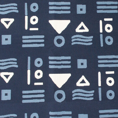 GASTON Y DANIELA  IKAT/SOUTHWEST/KILIMS INDIGO,BLUE,WHITE   - GDT5589.001.0