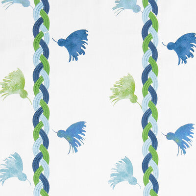 GASTON Y DANIELA PRINT  WHITE,LIGHT BLUE,GREEN   - GDT5603.003.0