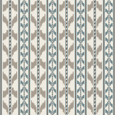 GASTON Y DANIELA PRINT  TAUPE,BLUE,   - GDT5680.002.0