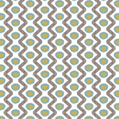 GASTON Y DANIELA PRINT IKAT/SOUTHWEST/KILIMS BROWN,BLUE,   - GDT5681.002.0