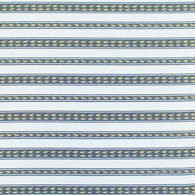 GASTON Y DANIELA INDOOR / OUTDOOR STRIPES DARK BLUE,CHARTREUSE,LIGHT BLUE   - GDT5694.004.0