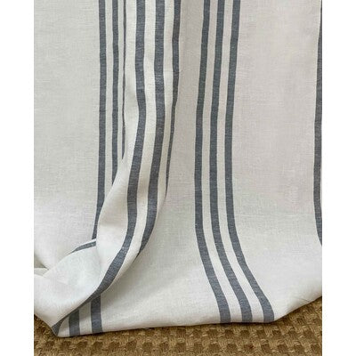 GASTON Y DANIELA LINEN STRIPES WHITE,GREY,   - GDT5733.001.0