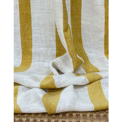 GASTON Y DANIELA LINEN STRIPES WHITE,GOLD,   - GDT5754.001.0