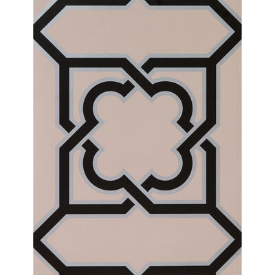 GASTON Y DANIELA MARTIN PRINT--MODERN-GEOMETRIC ROSA/ONYX   - GDW5257.002.0