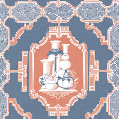 GASTON Y DANIELA PORCELANAS PRINT--LATTICE/SCROLLWORK-NOVELTY GULL   - GDW5445.004.0