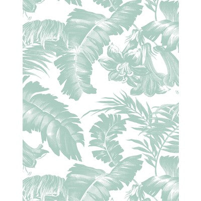 GASTON Y DANIELA PLANTATION PRINT--BOTANICAL & FLORAL-TROPICAL AZUL CLARO   - GDW5449.003.0