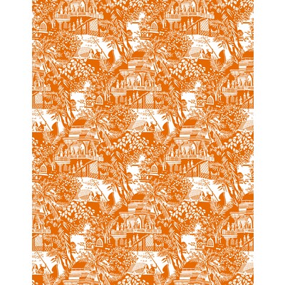 GASTON Y DANIELA OLIMPO PRINT--CHINOISERIE-FIGURATIVE NARANJA   - GDW5450.003.0