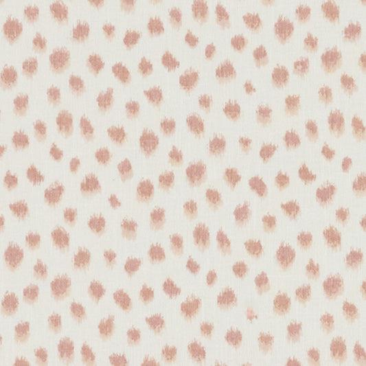 JF Fabrics GEMMA 44 Fabric Animal, Mini Pink, White  Print - 9284644 J9431