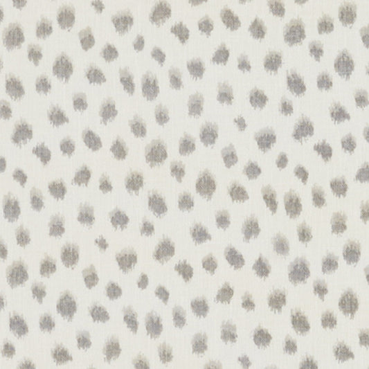 JF Fabrics GEMMA 93 Fabric Animal, Mini Grey, White  Print - 9284693 J9391