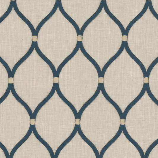 STOUT TEXTILES  MULTIPURPOSE,EMBROIDERIES TRADITIONAL, OGEE BALTIC,PACIFIC   - GEMS-1