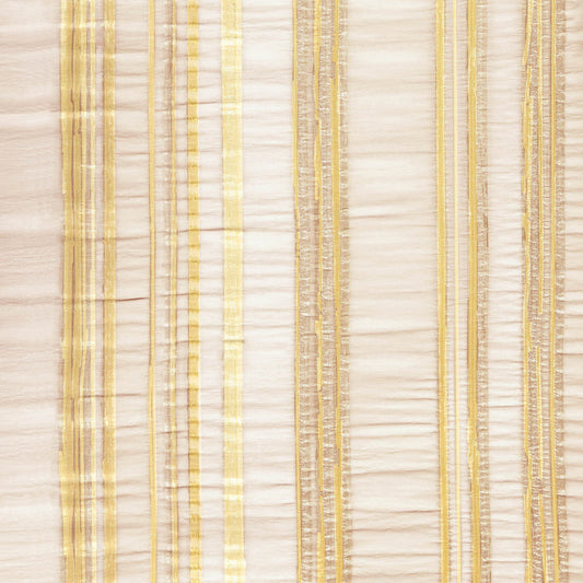 JF Fabrics GENOVIVE 18 Fabric Traditional,Transitional,Contemporary,Stripe Yellow,Gold  Double Width,Jacquard,Sheer - 5843118 J7281