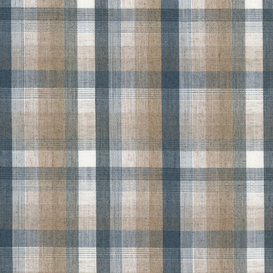 STOUT TEXTILES  MULTIPURPOSE,WOVENS TRANSITIONAL,, PLAID/CHECK DENIM   - GEOR-1