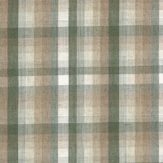 STOUT TEXTILES  MULTIPURPOSE,WOVENS TRANSITIONAL,, PLAID/CHECK SAGE   - GEOR-4
