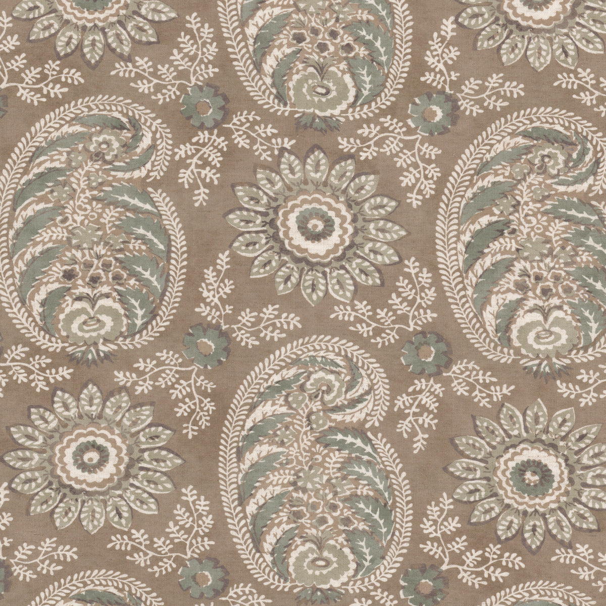 STOUT TEXTILES  MULTIPURPOSE,PRINT TRADITIONAL, PAISLEY CORK,RATTAN   - GERB-2