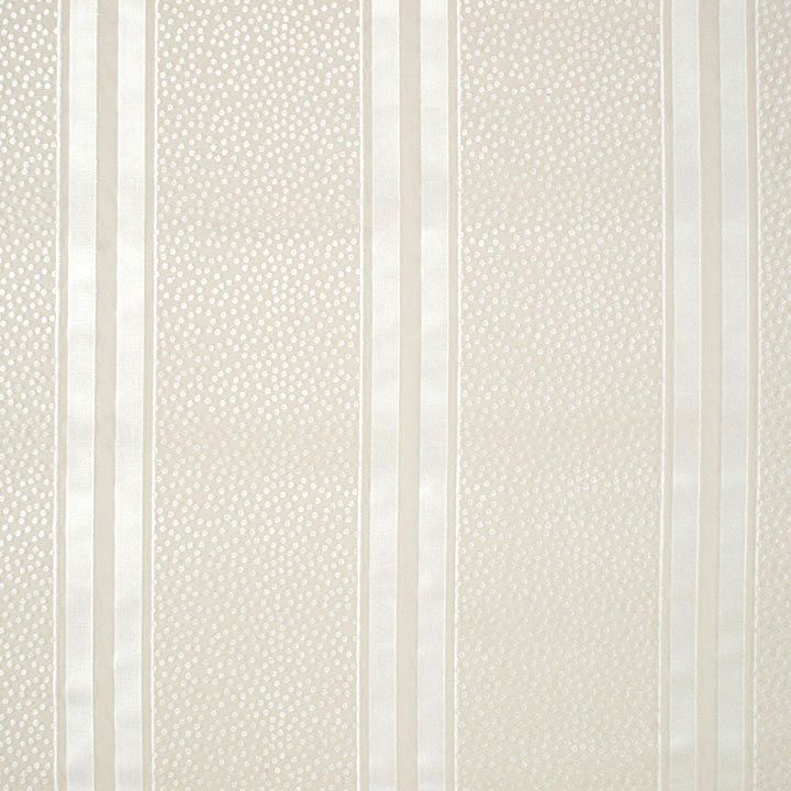 SCALAMANDRE OUTLET  FABRIC DOTTY STRIPE  FABRIC PARCHMENT   - GG 00012022