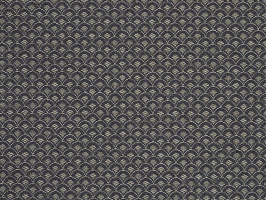 SCALAMANDRE OUTLET  FABRIC ZANE  FABRIC TAUPE, BLACK (REVERSIBLE)   - GH 00031186