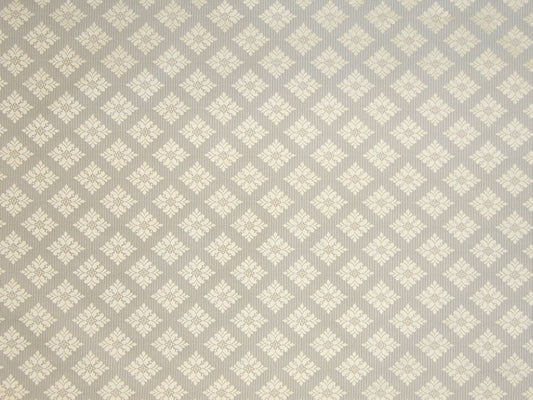 SCALAMANDRE OUTLET  FABRIC CHESTER  FABRIC PEWTER, CREAM   - GH 00038007 NEW SKU # GH80070003