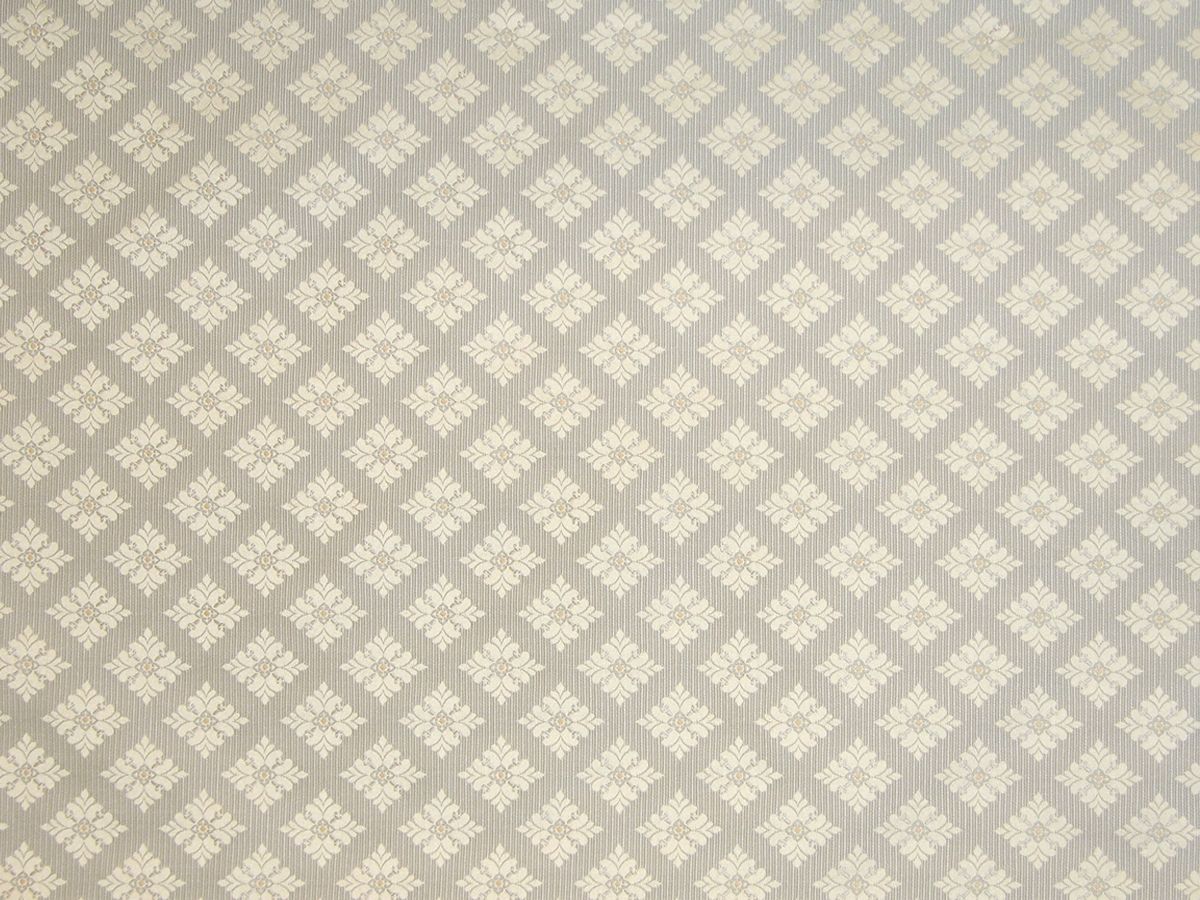 SCALAMANDRE OUTLET  FABRIC CHESTER  FABRIC PEWTER, CREAM   - GH 00038007