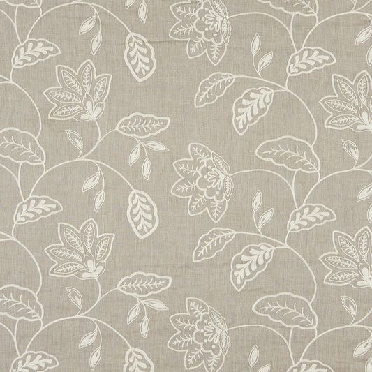 JF Fabrics GIDEON 30 Fabric Traditional,Transitional,Contemporary,Floral Creme,Beige  Embroidery - 7626830 J8201
