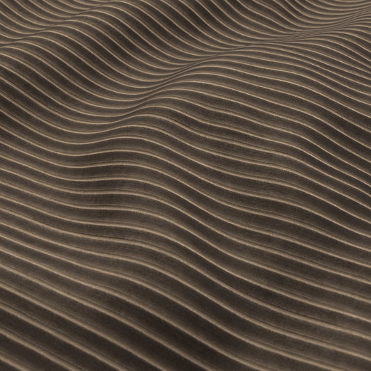 JF FABRICS GIN 39 J9711 Fabric Texture Brown  Velvet, Corduroy - 10014539