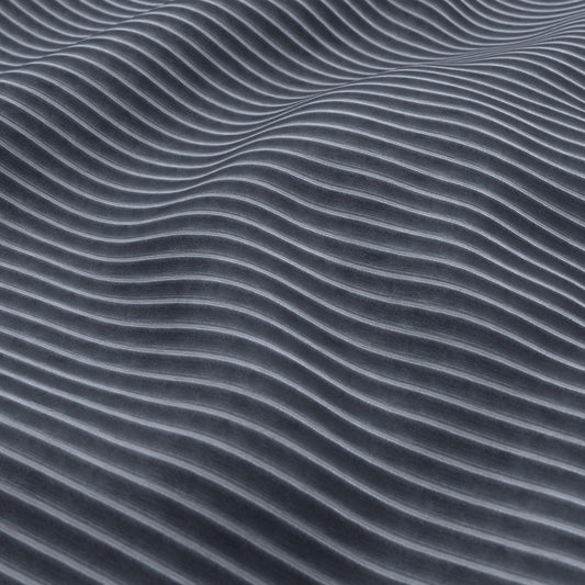 JF FABRICS GIN 68 J9711 Fabric Texture Dark Steel Blue  Velvet, Corduroy - 10014568