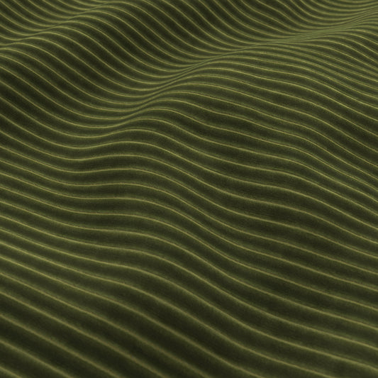 JF FABRICS GIN 74 J9711 Fabric Texture Moss Green  Velvet, Corduroy - 10014574