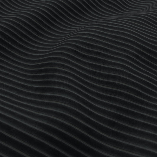 JF FABRICS GIN 99 J9711 Fabric Texture Black  Velvet, Corduroy - 10014599