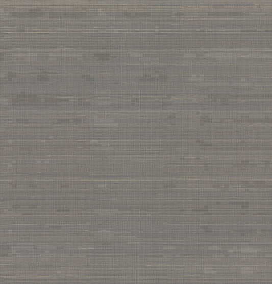 York Wallcoverings Grasscloth Resource Library Abaca Weave Charcoal Wallpaper Traditional Grasscloth Greys   - GL0504GV