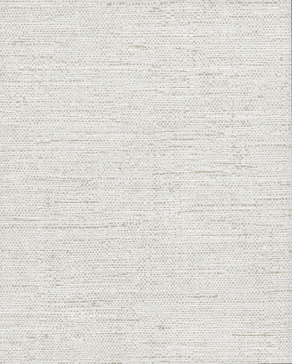 York Wallcoverings Grasscloth Resource Library Essence White Metallic Wallpaper Metallics Metallics White Metallic   - GL0512N