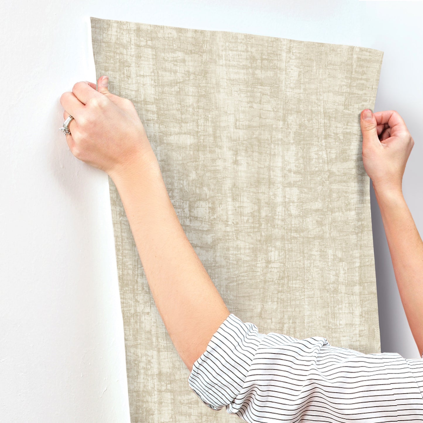 York Wallcoverings Woodnote Monteverde Buff Wallpaper Transitional Textures Beiges   - GN2553