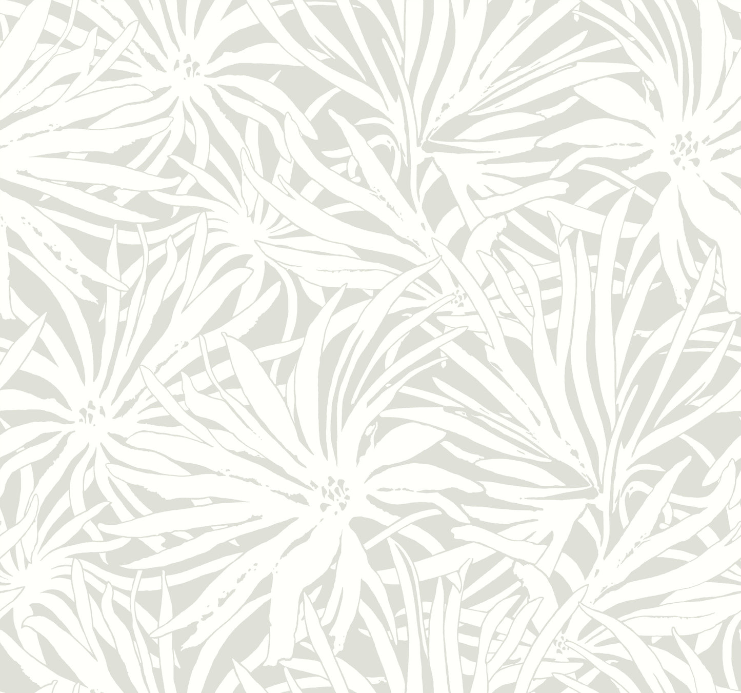 York Wallcoverings Woodnote Floral Canopy Grey Wallpaper Transitional Florals Greys   - GN2572