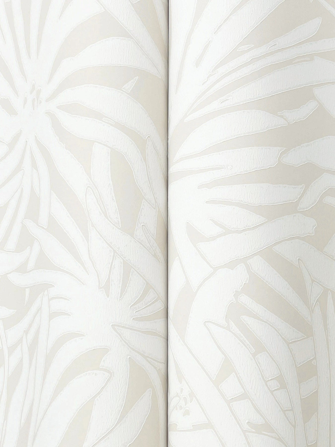 York Wallcoverings Woodnote Floral Canopy Cream Wallpaper Transitional Florals Whites and Off-Whites   - GN2573