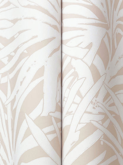 York Wallcoverings Woodnote Floral Canopy Blush Wallpaper Transitional Florals Pinks   - GN2574