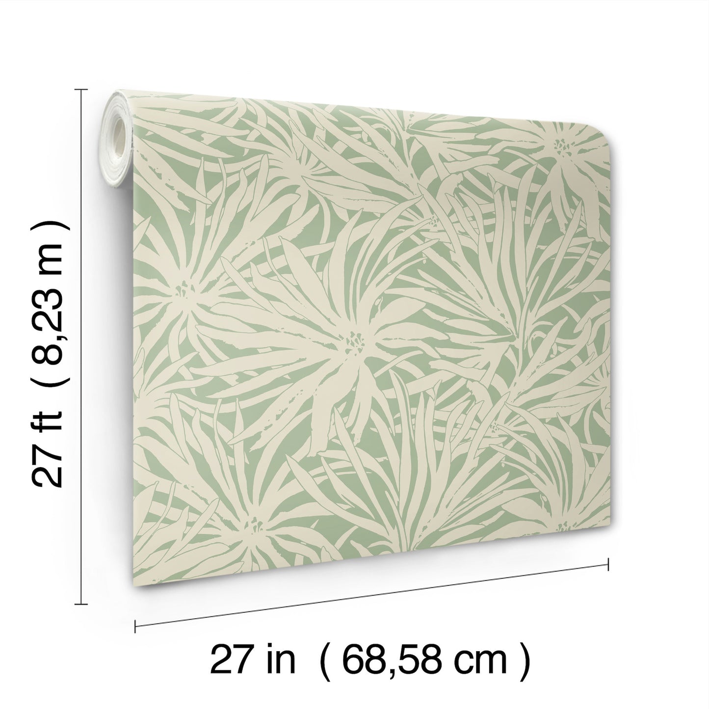 York Wallcoverings Woodnote Floral Canopy Olive Wallpaper Transitional Florals Greens   - GN2575