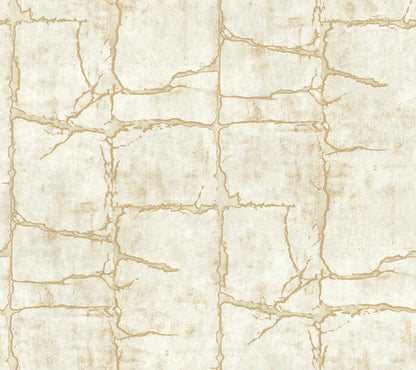 York Wallcoverings Woodnote Mojave Gold Wallpaper Masculine Modern Whites and Off-Whites   - GN2584