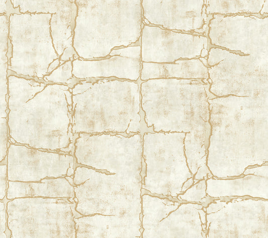 York Wallcoverings Woodnote Mojave Gold Wallpaper Masculine Modern Whites and Off-Whites   - GN2584
