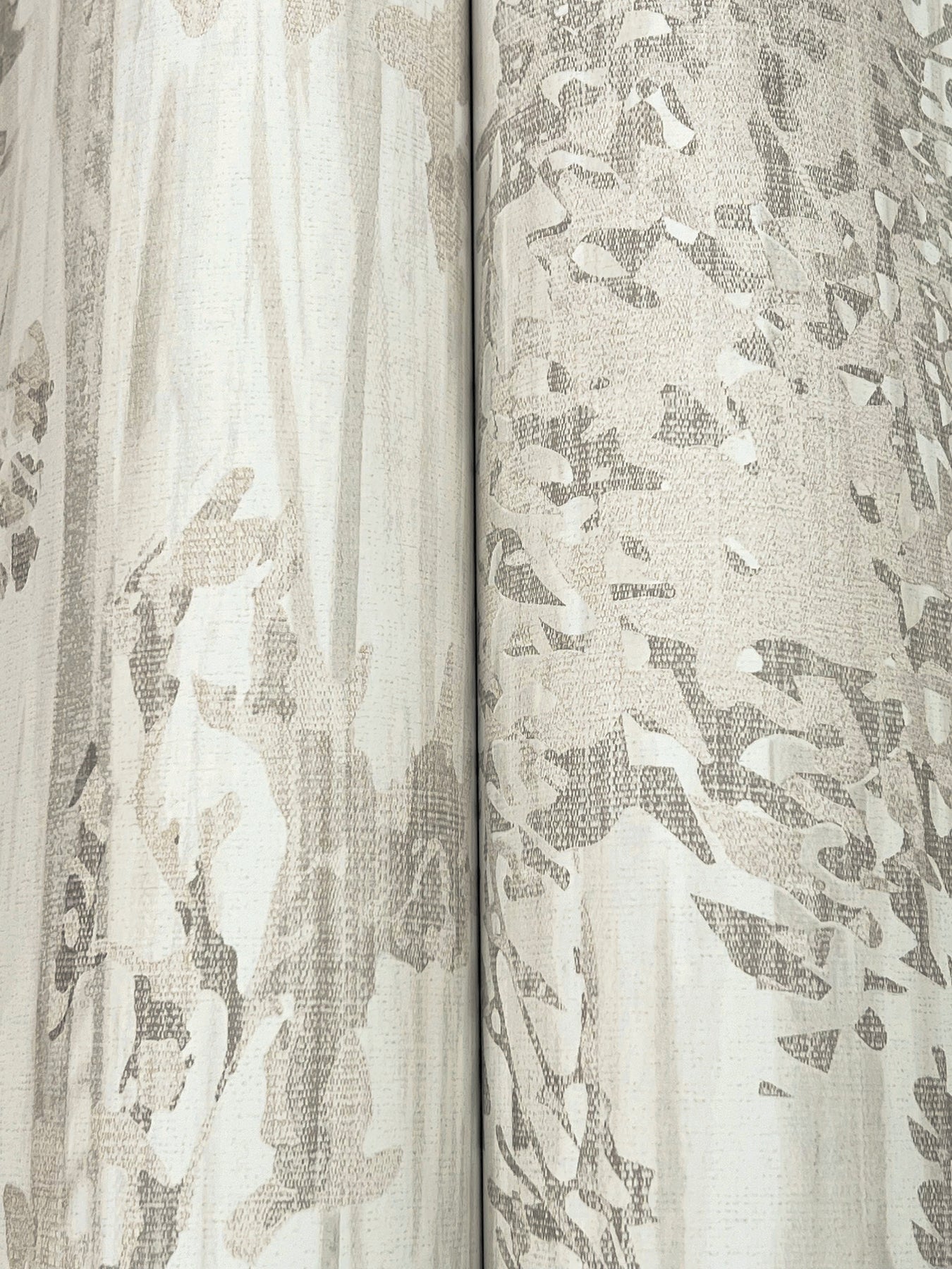 York Wallcoverings Woodnote Aspen Grove Grey Wallpaper Modern Botanical Greys   - GN2603