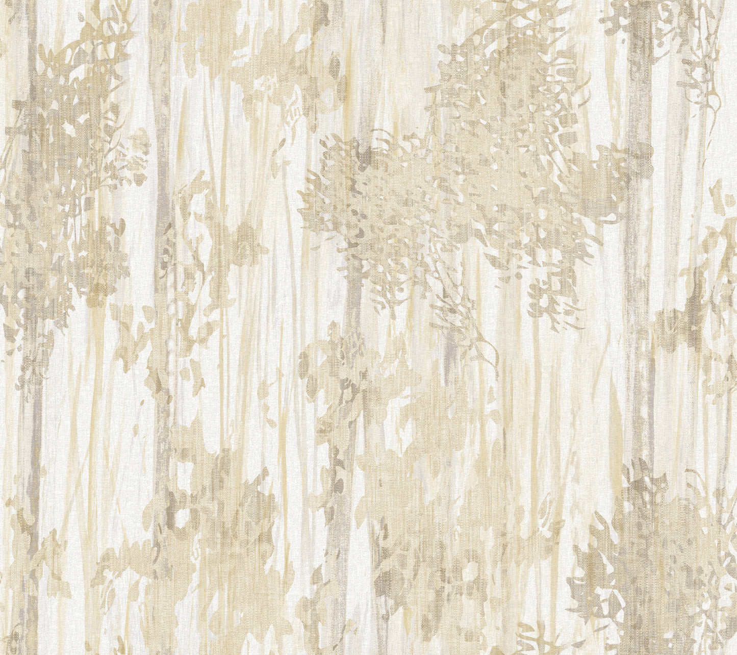 York Wallcoverings Woodnote Aspen Grove Sand Wallpaper Modern Botanical Beiges   - GN2604