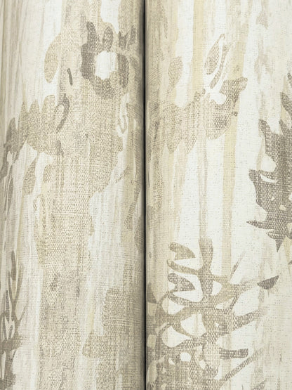 York Wallcoverings Woodnote Aspen Grove Sand Wallpaper Modern Botanical Beiges   - GN2604