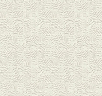 York Wallcoverings Woodnote Woodcut Grey and White Wallpaper Modern Geometrics Greys   - GN2622